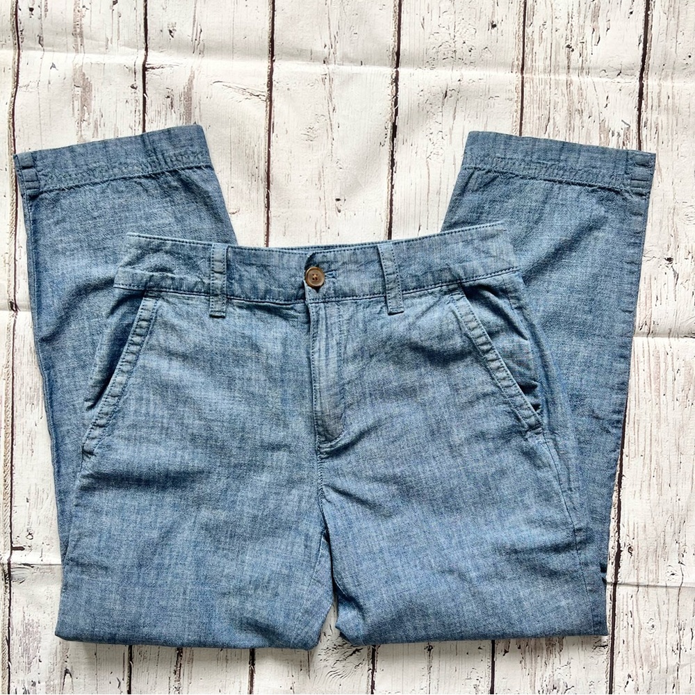 GAP Factory Light Blue Chambray Pants